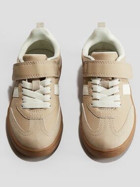 H&M Kids Neutral Beige & White Sneakers
